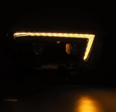 Alpharex 880757 LUXX-Series Projector Headlights in Black for Toyota 4Runner 2010-2013