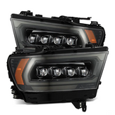 AlphaRex 880577 NOVA-Series LED Projector Headlights in Alpha Black for Ram 1500 2019-2024