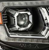 AlphaRex 880738 PRO-Series Halogen Projector Headlights in Black for Toyota Tacoma 2005-2011