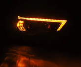 AlphaRex 880850 MK II PRO-Series Halogen Projector Headlights in Alpha Black for Toyota 4Runner 2014-2020