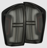 AlphaRex 680092 NOVA-Series Prismatic LED Tail Lights in Alpha Black for Toyota Tacoma 2016-2023