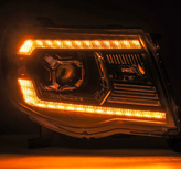 AlphaRex 880740 LUXX-Series LED Projector Headlights in Chrome for Toyota Tacoma 2005-2011