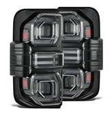 AlphaRex 659010 NOVA-Series Prismatic LED Tail Lights in Black for Ford Bronco 2021+