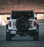 AlphaRex 659010 NOVA-Series Prismatic LED Tail Lights in Black for Ford Bronco 2021+