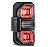 AlphaRex 659020 NOVA-Series Prismatic LED Tail Lights in Alpha Black for Ford Bronco 2021+