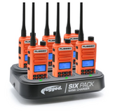 Rugged Radios 6PACK-KIT-GMR2-PLUS 6-Pack Bank Charge with GMR2 PLUS Two Way Radios
