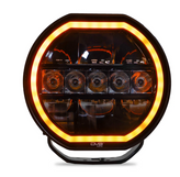 DV8 Offroad BE7RW108W-H 7" Halo Elite Round Light with Accent Halo