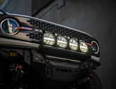 DV8 Offroad BE7RW108W-H 7" Halo Elite Round Light with Accent Halo