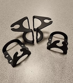 Outta Hand Fab OHF-BRKLNCLMP Brake Line Clamps for Jeep Wrangler JK 2007-2018