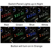 VoSwitch JL120 Lower Dash Switch Panel for Jeep Wrangler JL & Gladiator JT 2018+