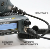 Rugged Radios RK-G4 Rambler G4 GMRS Mobile Radio with Antenna