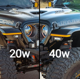 Infinite Offroad JP-FEND DRL Fender Chop Kit & Sequential Turn Signal for Jeep Wrangler JL & Gladiator JT 2018+