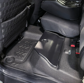 Armorlite B1022632-BLK1-AA Front & Rear Flooring Kit for Double Cab Toyota Tacoma with Bin 2016-2023