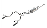 Borla 140333BC Touring Cat-Back Exhaust System for 4.6L/5.7L Toyota Tundra 2009-2013