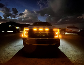 AlphaRex 880138 NOVA-Series LED Projector Headlights in Alpha Black for Ford F150/Raptor 2021-2023