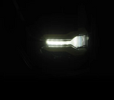 AlphaRex 653060 LUXX-Series LED Tail Lights in Alpha Black for Ford F150 2021-2023