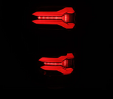 AlphaRex 653060 LUXX-Series LED Tail Lights in Alpha Black for Ford F150 2021-2023