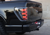AlphaRex 653010 LUXX-Series LED Tail Lights in Alpha Black for Ford F150 2021-2023