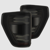 AlphaRex 653040 LUXX-Series LED Tail Lights in Black for Ford F150 2021-2023