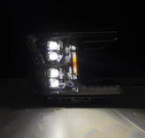 AlphaRex 880248 NOVA-Series LED Projector Headlights in Black for Ford F150 2018-2020