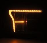 AlphaRex 880251 MKII 14th Gen Style LUXX-Series LED Projector Headlights in Alpha-Black for Ford F150 2018-2020