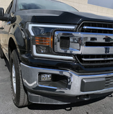 AlphaRex 880174 LUXX-Series LED Projector Headlights in Jet Black for Ford F150 2018-2020