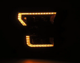 AlphaRex 880163 NOVA-Series LED Projector Headlights in Alpha Black for Ford F150 2015-2020