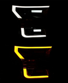 AlphaRex 880156 PRO-Series Halogen Projector Headlights in Black for Ford F150 2015-2017