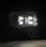 AlphaRex 880093 MK II NOVA-Series LED Projector Headlights in Alpha Black for Ford F150 2009-2014