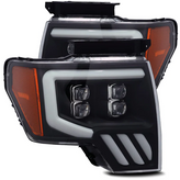 AlphaRex 880192 NOVA-Series LED Projector Headlights in Black for Ford F150 2009-2014
