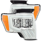 AlphaRex 880191 NOVA-Series LED Projector Headlights in Chrome for Ford F150 2009-2014