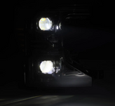 Alpharex 880343 LUX-Series LED Projector Headlights in Alpha Black for Ford Super Duty 2020-2022