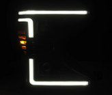 Alpharex 880341 LUX-Series LED Projector Headlights in Black for Ford Super Duty 2020-2022