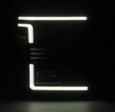 AlphaRex 880340 NOVA-Series LED Projector Headlights in Alpha Black for Ford Super Duty 2020-2022