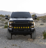 AlphaRex 880338 NOVA-Series LED Projector Headlights in Black for Ford Super Duty 2020-2022