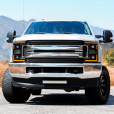 AlphaRex 880323 MK II LUXX-Series LED Projector Headlights in Black for Super Duty 2017-20019