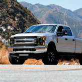 AlphaRex 880346 MK II LUXX-Series LED Projector Headlights in Chrome for Super Duty 2017-20019