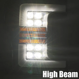 AlphaRex 880100 NOVA-Series LED Projector Headlights in Jet Black for Super Duty 2017-2019