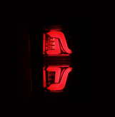 AlphaRex 657020 PRO-Series LED Tail Lights in Red Smoke for Super Duty 2017-2019