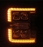 AlphaRex 880148 NOVA-Series LED Projector Headlights in Chrome for Super Duty 2011-2016