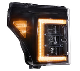 Morimoto LF505-A-ASM XB LED Headlights with Amber DRL for Ford Super Duty 2011-2016