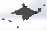 RPM Steering RPM-3049 3 Link Front & Double Triangulated 4 Link Rear Long Arm Bracket Kit for Jeep Wrangler JL 4 Door 2018+