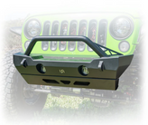 Turn Offroad JPFB-01 Front Bumper with Skid Plate for Jeep Wrangler JK, JL & Gladiator JT 2007+