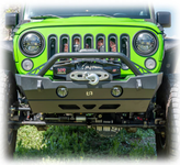 Turn Offroad JPFB-01 Front Bumper with Skid Plate for Jeep Wrangler JK, JL & Gladiator JT 2007+