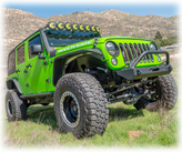 Turn Offroad JKST-01 Frame Mount Rock Slider Steps for Jeep Wrangler JK 4 Door 2007-2018