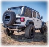 Turn Offroad JLRB-01 Rear Bumper with Hitch Receiver for Jeep Wrangler JL 2018+
