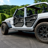 EZ 4x4 1918 8574 All-Weather Panels for Alpha Tube Doors for Jeep Wrangler JK, JL & Gladiator JT 2007+