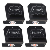 EZ 4x4 1900 0054 Jeep Door Storage Hangers for Jeep Wrangler TJ, JK, JL & Gladiator JT 1997+