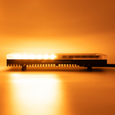 Putco 960112 YellowJacket LED Ultimate Rooftop Strobe Light Bar Amber & White