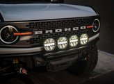 DV8 Offroad BE7RW108W-H-QTY4 7" Halo Elite Round Light with Accent Halo 4 Pack